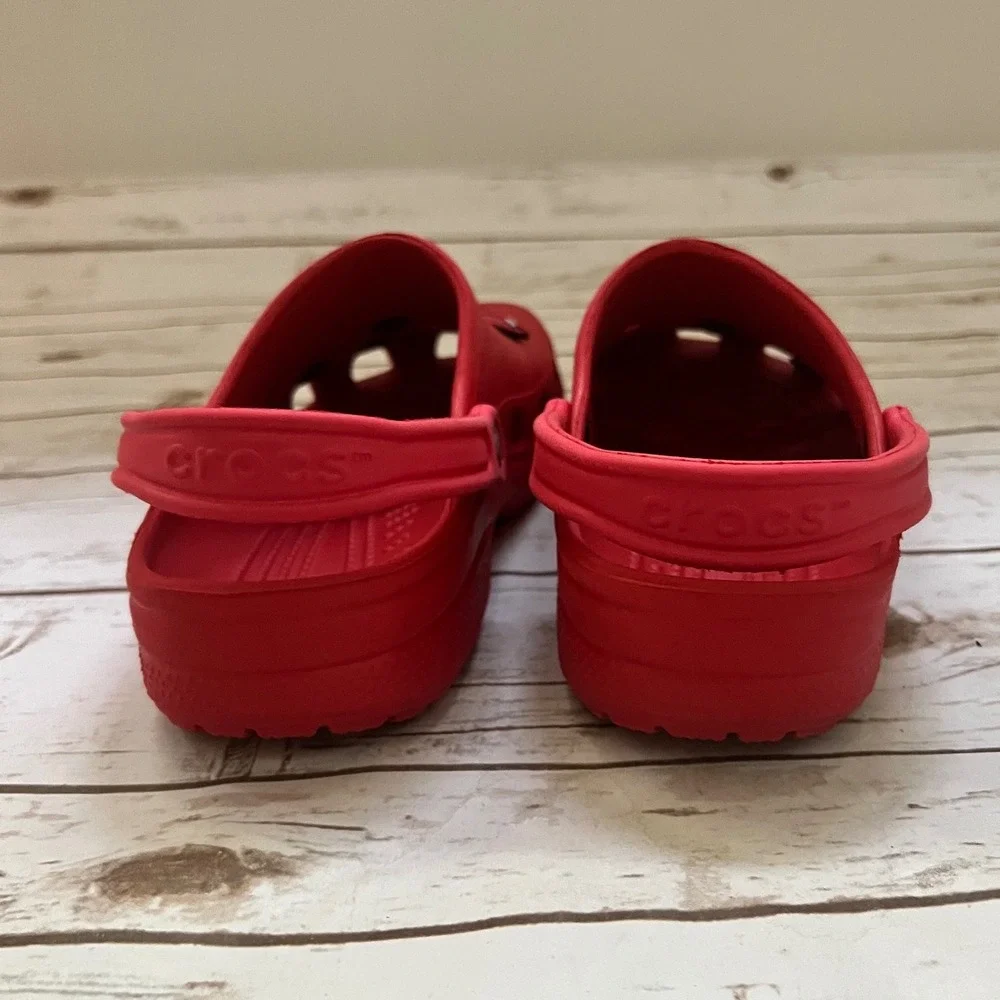 Crocs Classic Clogs Red Sports Jibbitz St Louis Cardinals Mens 9 Womens 11